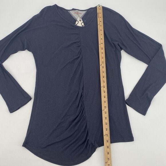 PETE & GRETA FOR T JOHNNY WAS SIZE M LONG SLEEVED RUCHED SHIRT $100 NWT - Picture 8 of 10